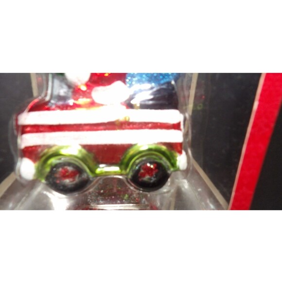 Christopher Radko 2012 Blown Glass Santa in Car Ornament Sparkle Bright NIB HTF - Picture 7 of 11